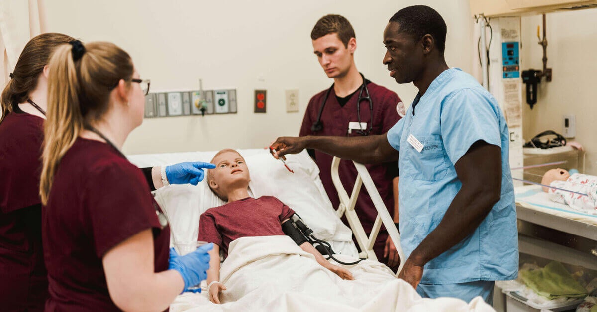 SJC nursing students