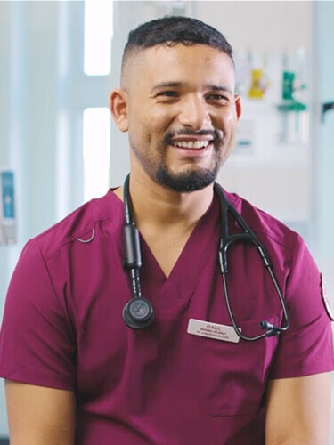 Raul Castillo, Hybrid ABSN student