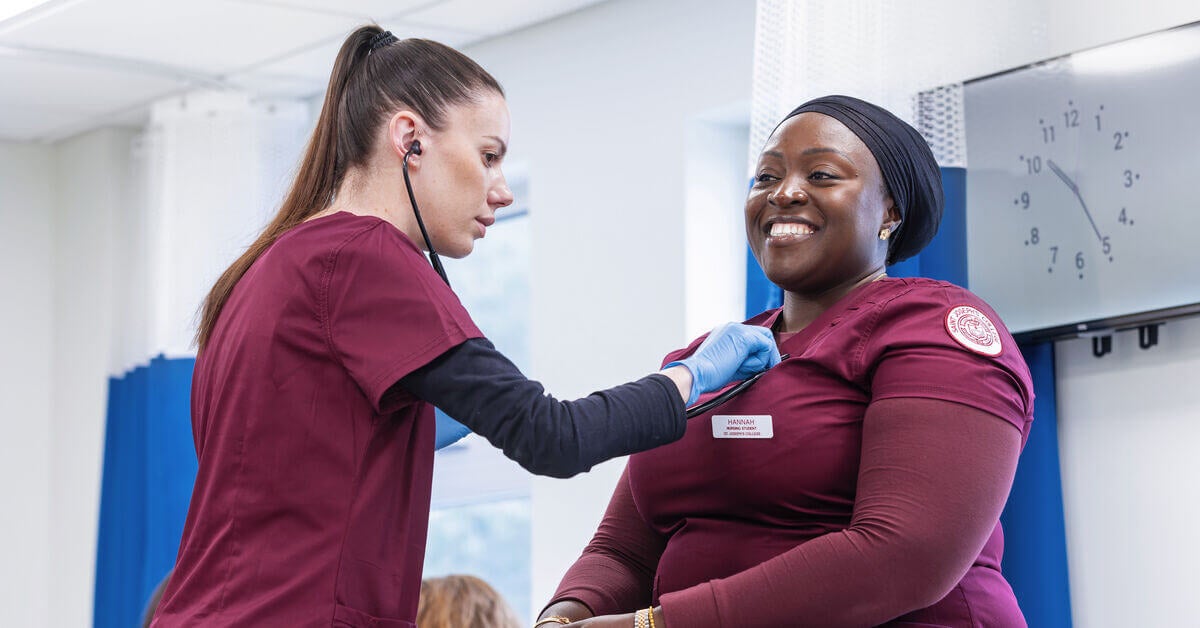 SJC nursing students