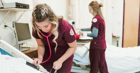 SJC nursing students