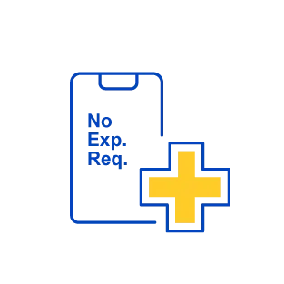 icon representing no experience required