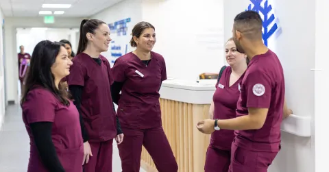 SJC nursing students